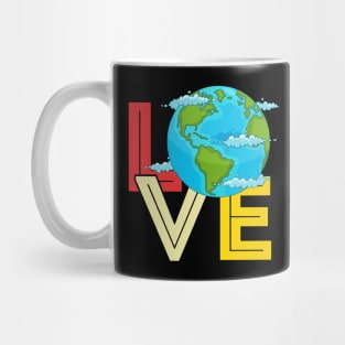 Love Earth Day Vintage Mug